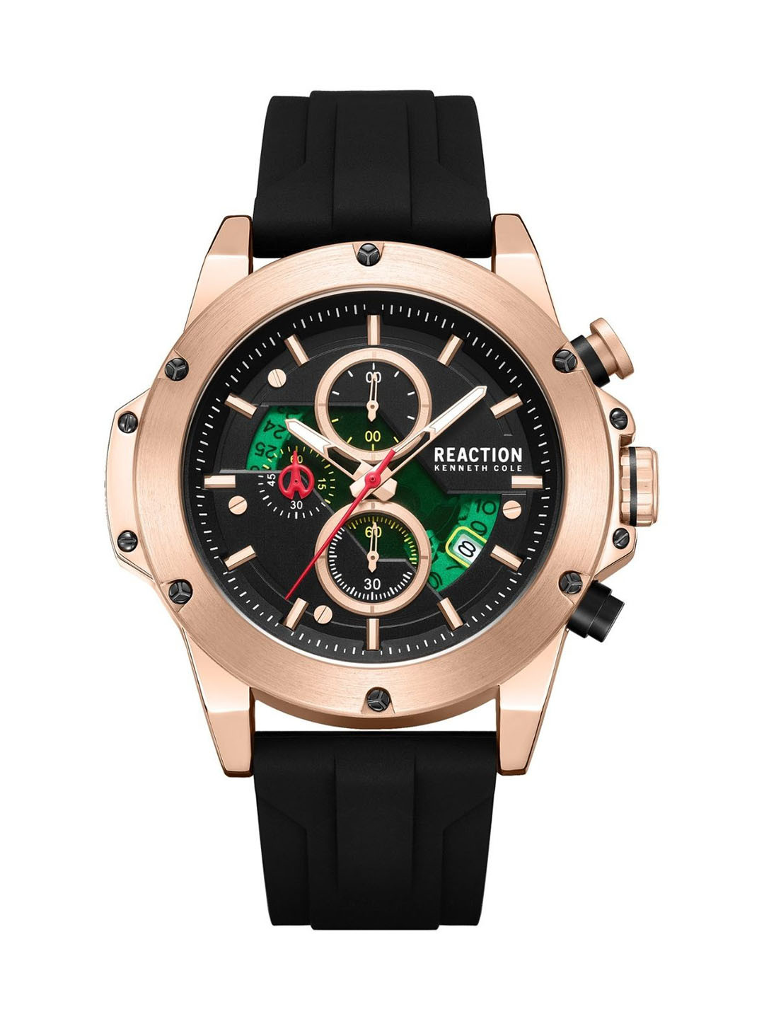 REACTION KENNETH COLE Men Patterned Dial Analogue Chronograph Watch KRWGO0071103
