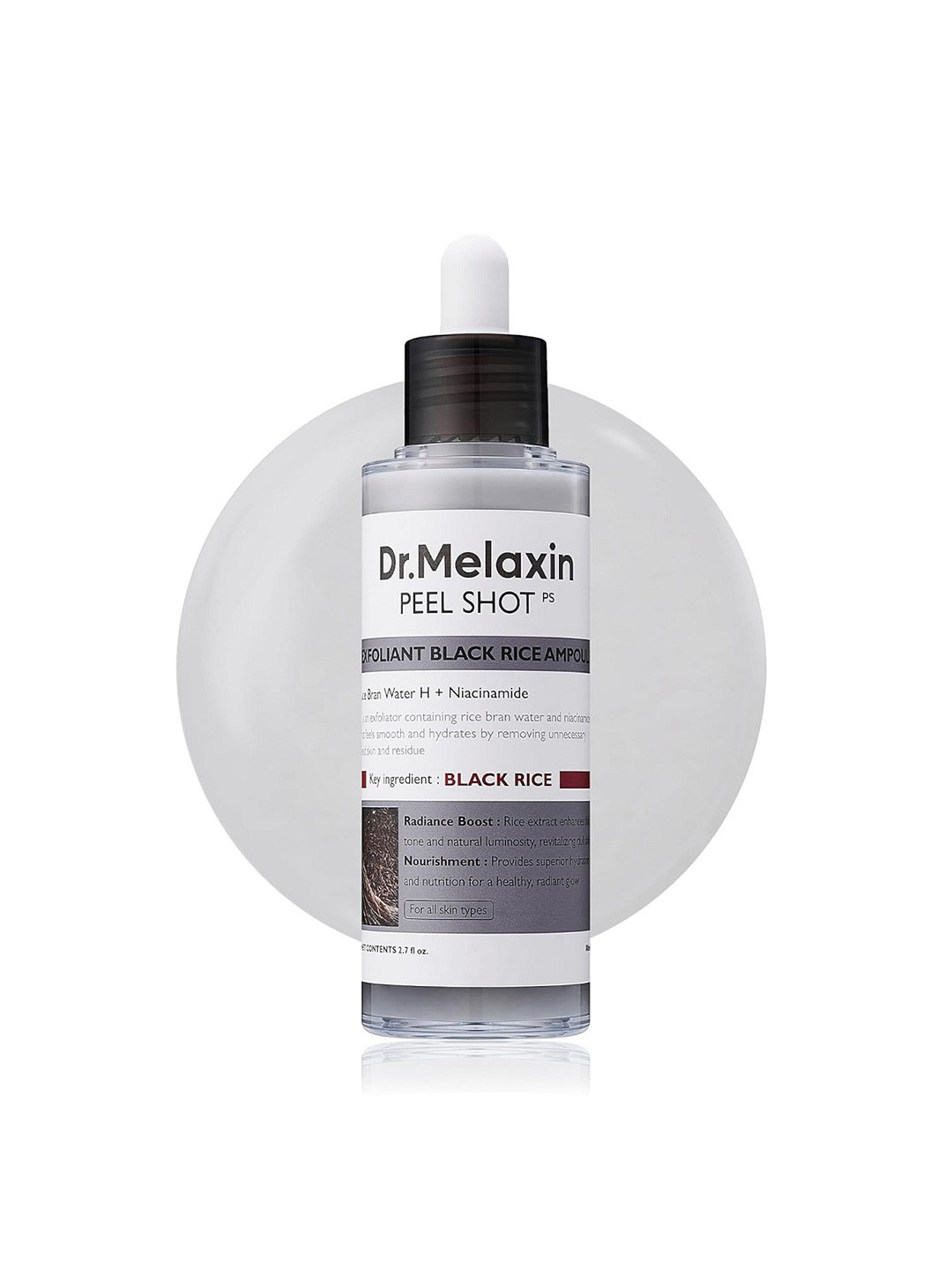 Dr.Melaxin Exfoliant Black Rice Ampoule Peel Shot - 80 ml