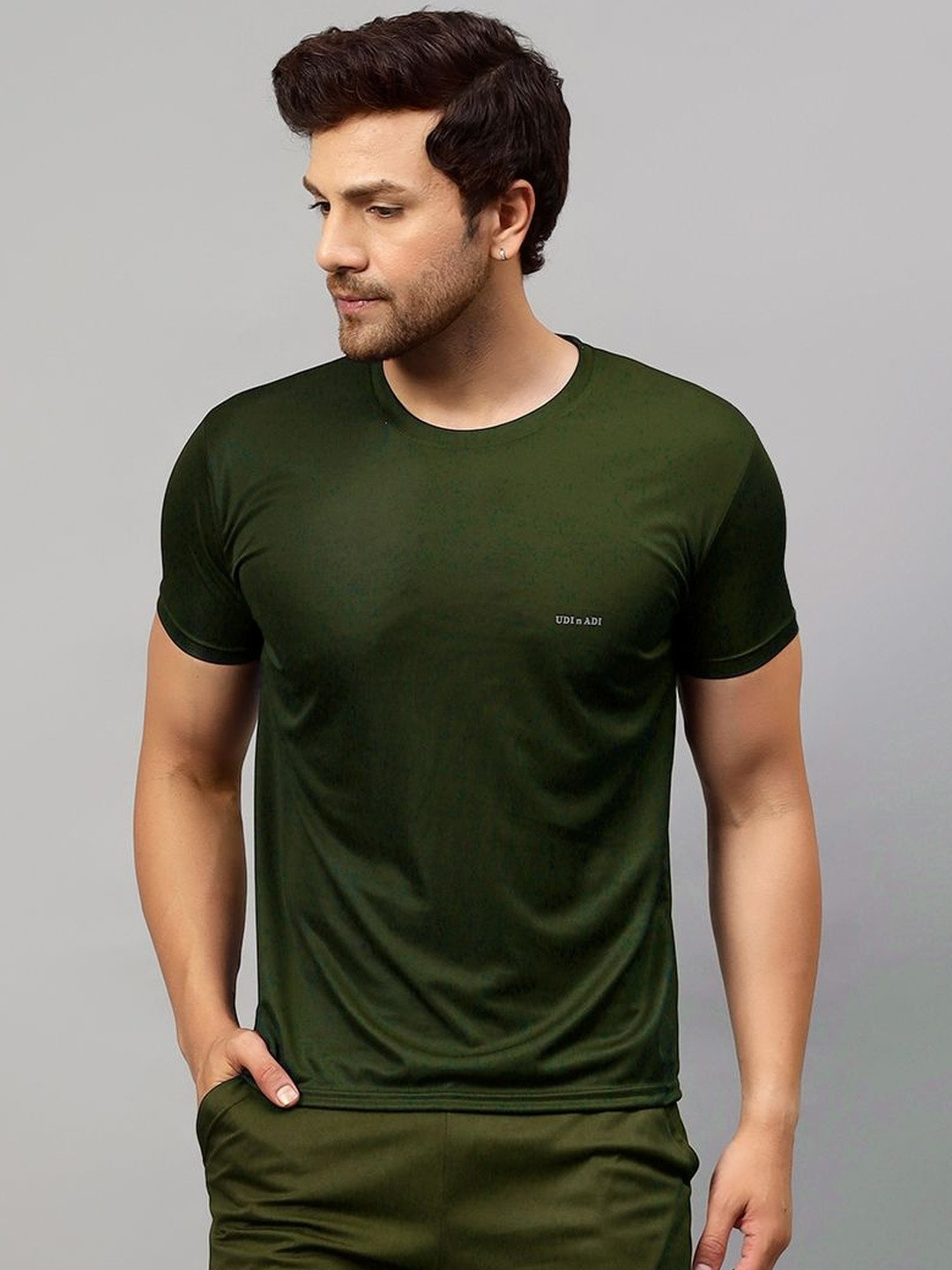 UDI n ADI Men Brand Logo T-shirt