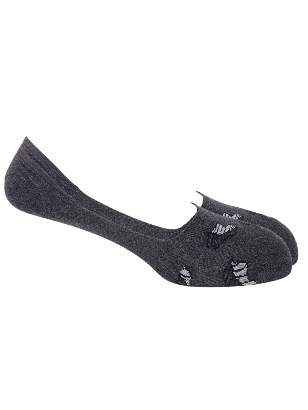 OXYZONE Men Patterned Patterned Mercerised Cotton Anti Slip Grip Shoe Liners Socks