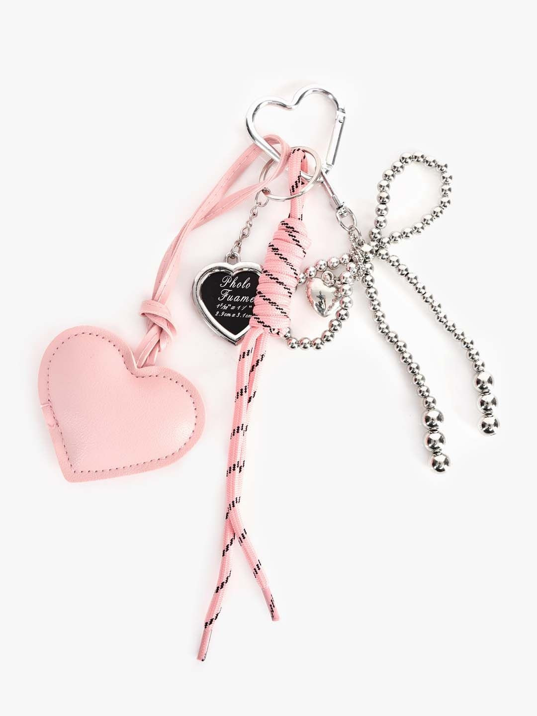 Kazo Auvin Bead Heart Bag Charm