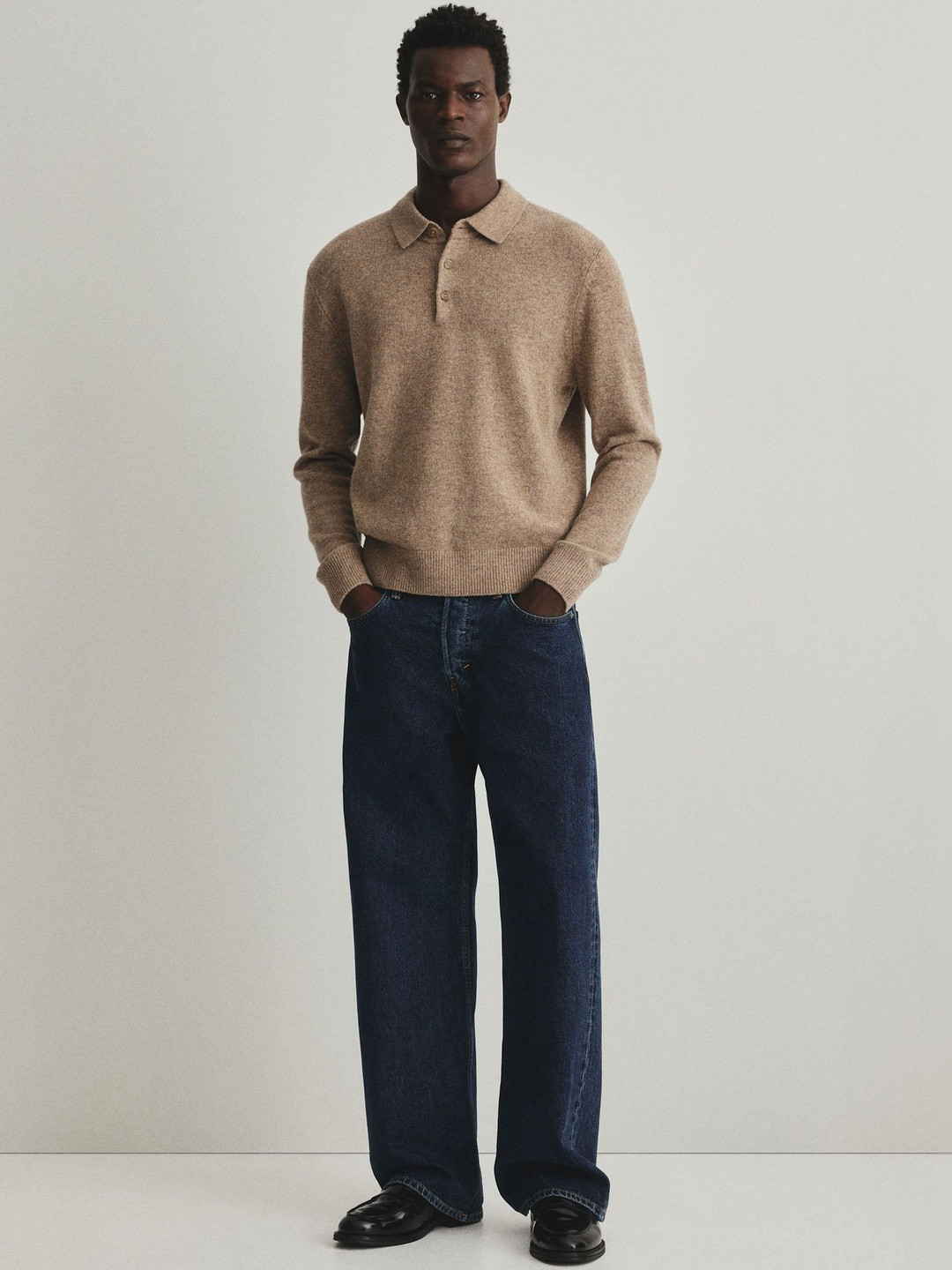 H&M Regular Fit Wool Pol Shirt