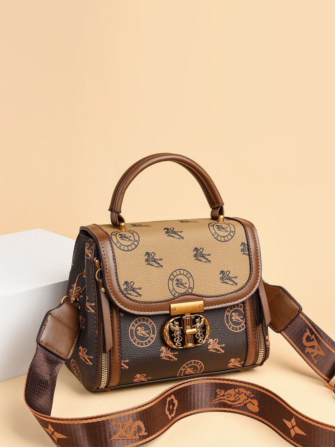 Diva Dale Women Printed Satchel Party Bag