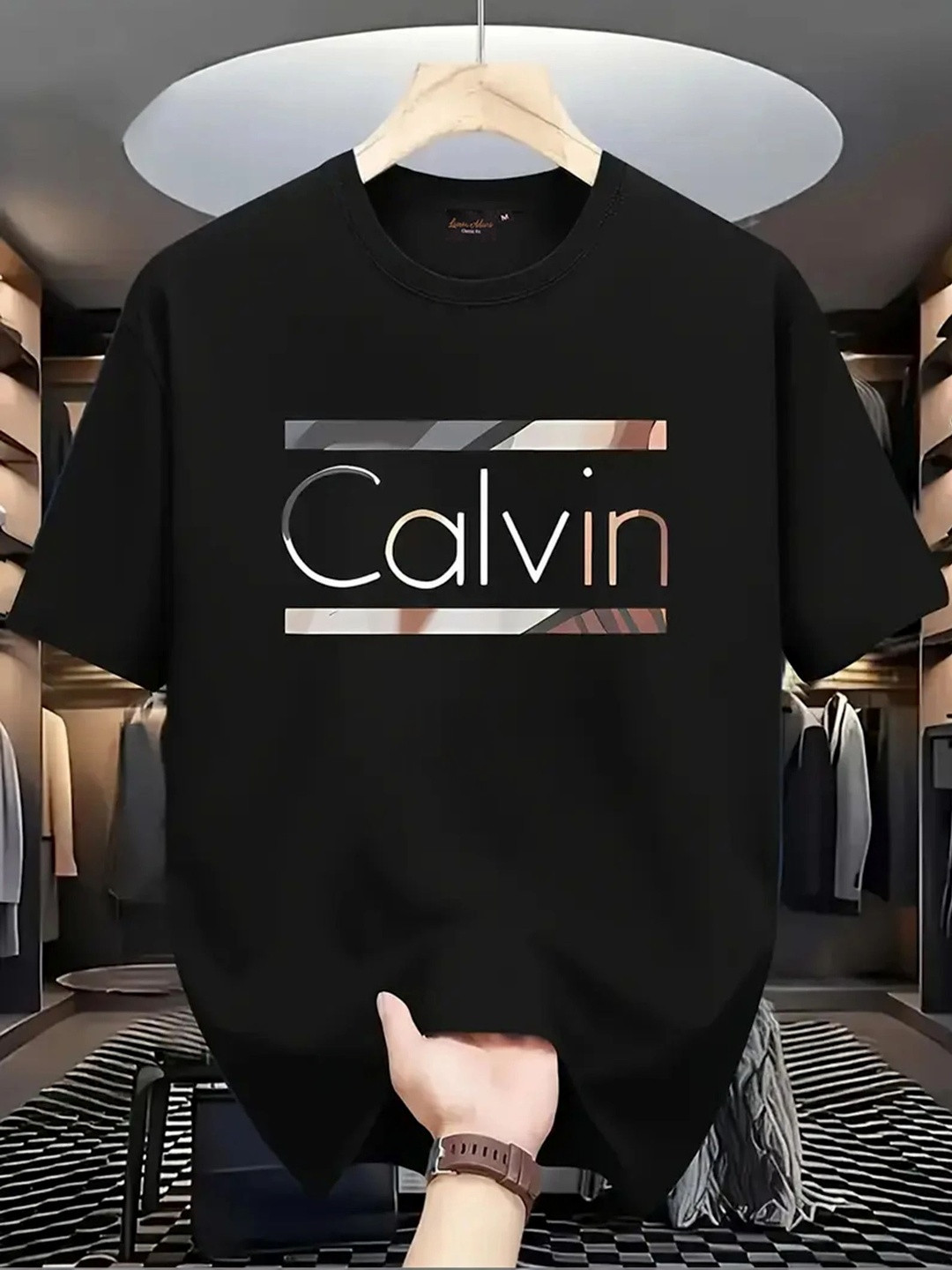 LAUREN ADAMS Men Brand Logo Printed T-shirt