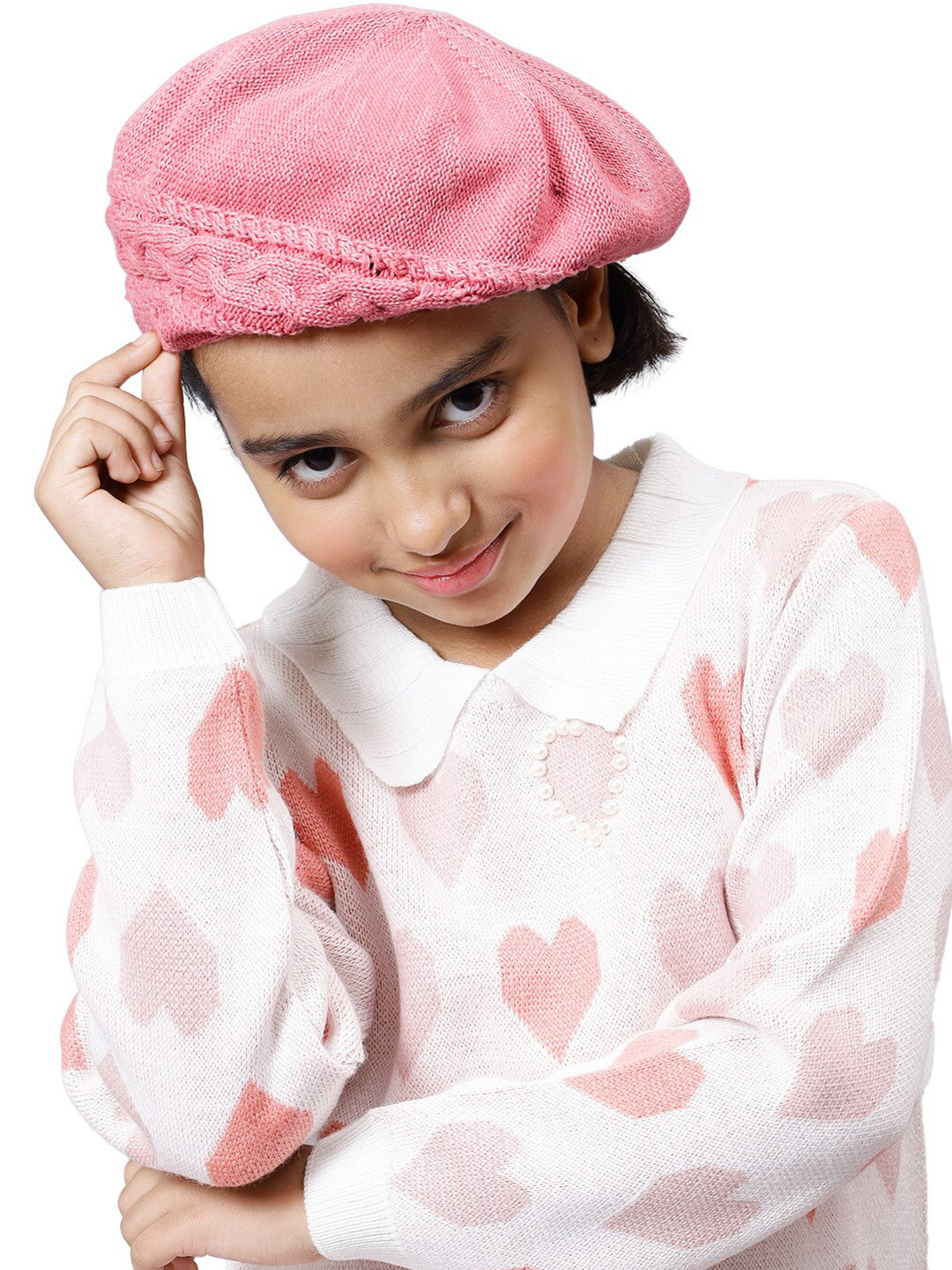 Bharatasya Girls Cotton Afghani Slouch Cap