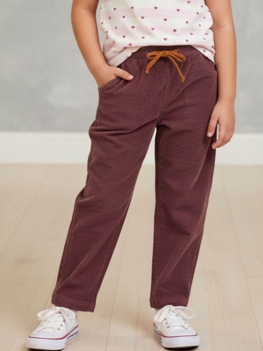 Pranava Unisex Kids Relaxed Corduroy Trousers