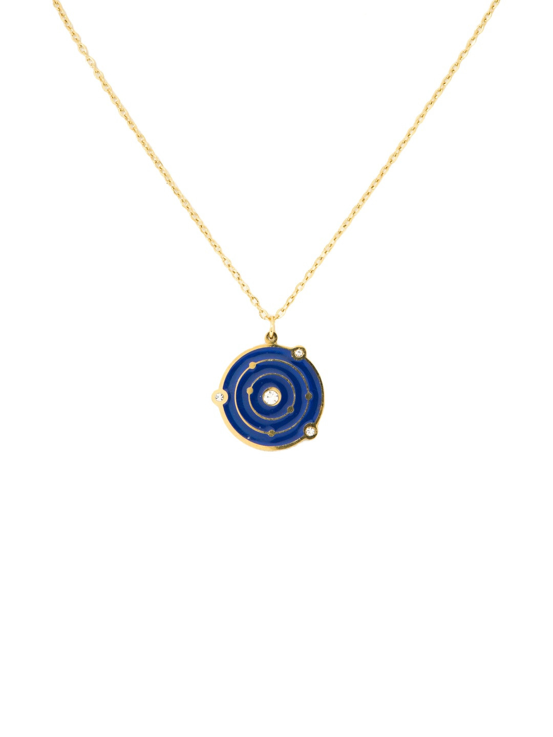 MAHTTAB Unisex Gold-Plated Enamelled Necklace