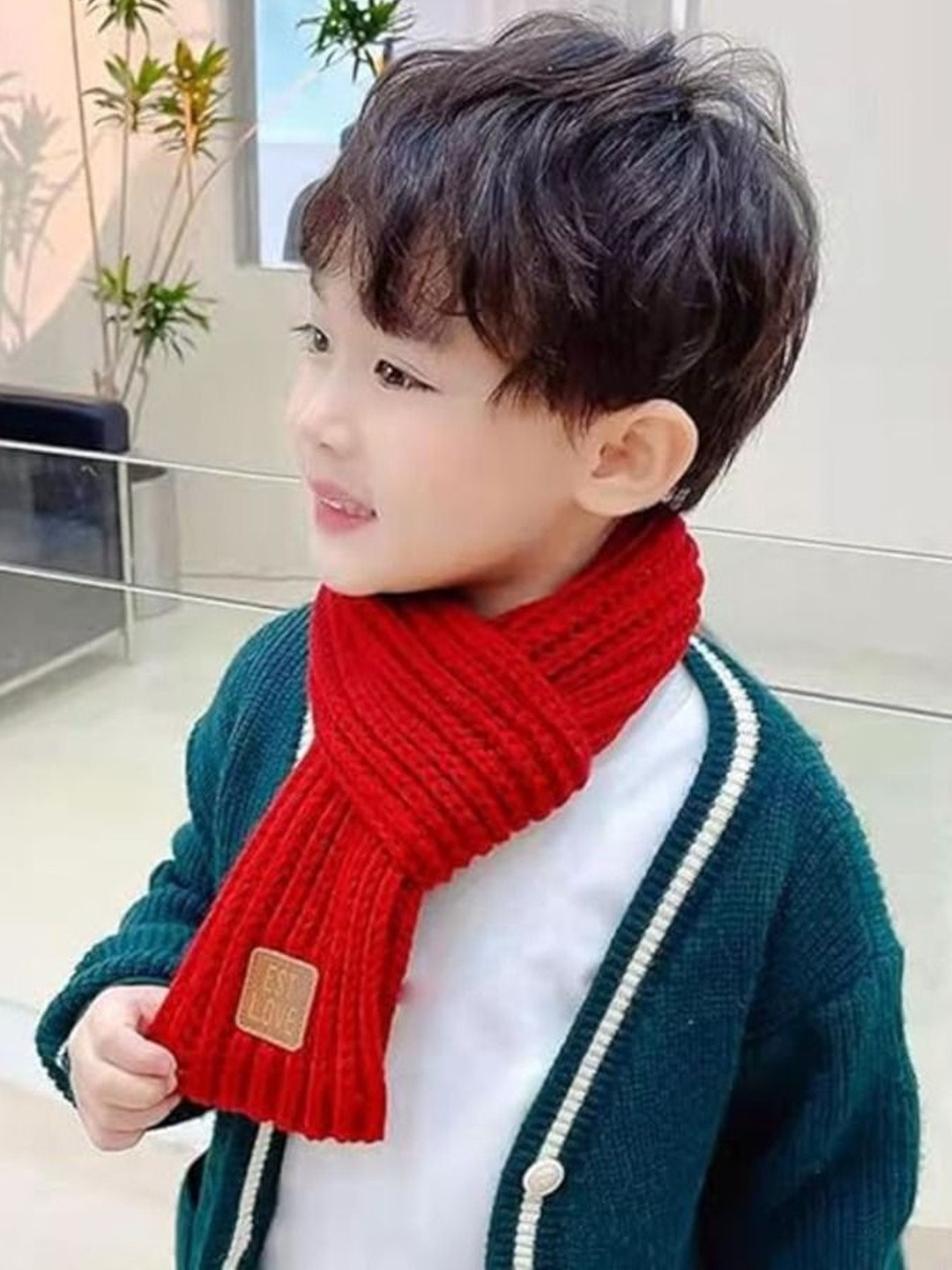 PRIAANSHA CREATIONS Kids Knitted Scarf