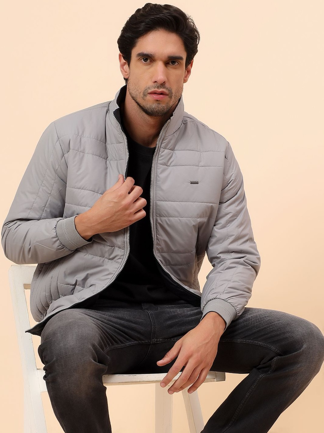 Cantabil Men Lightweight Puffer Jacket