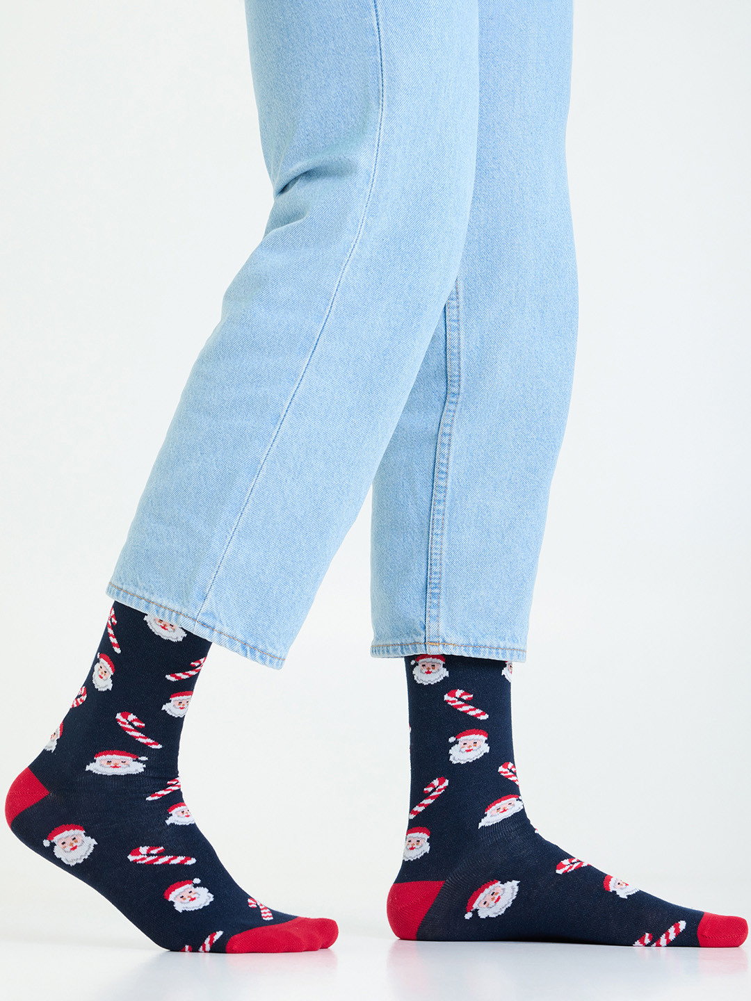 Mint & Oak Men  Candy Delight Patterned Calf-Length Socks