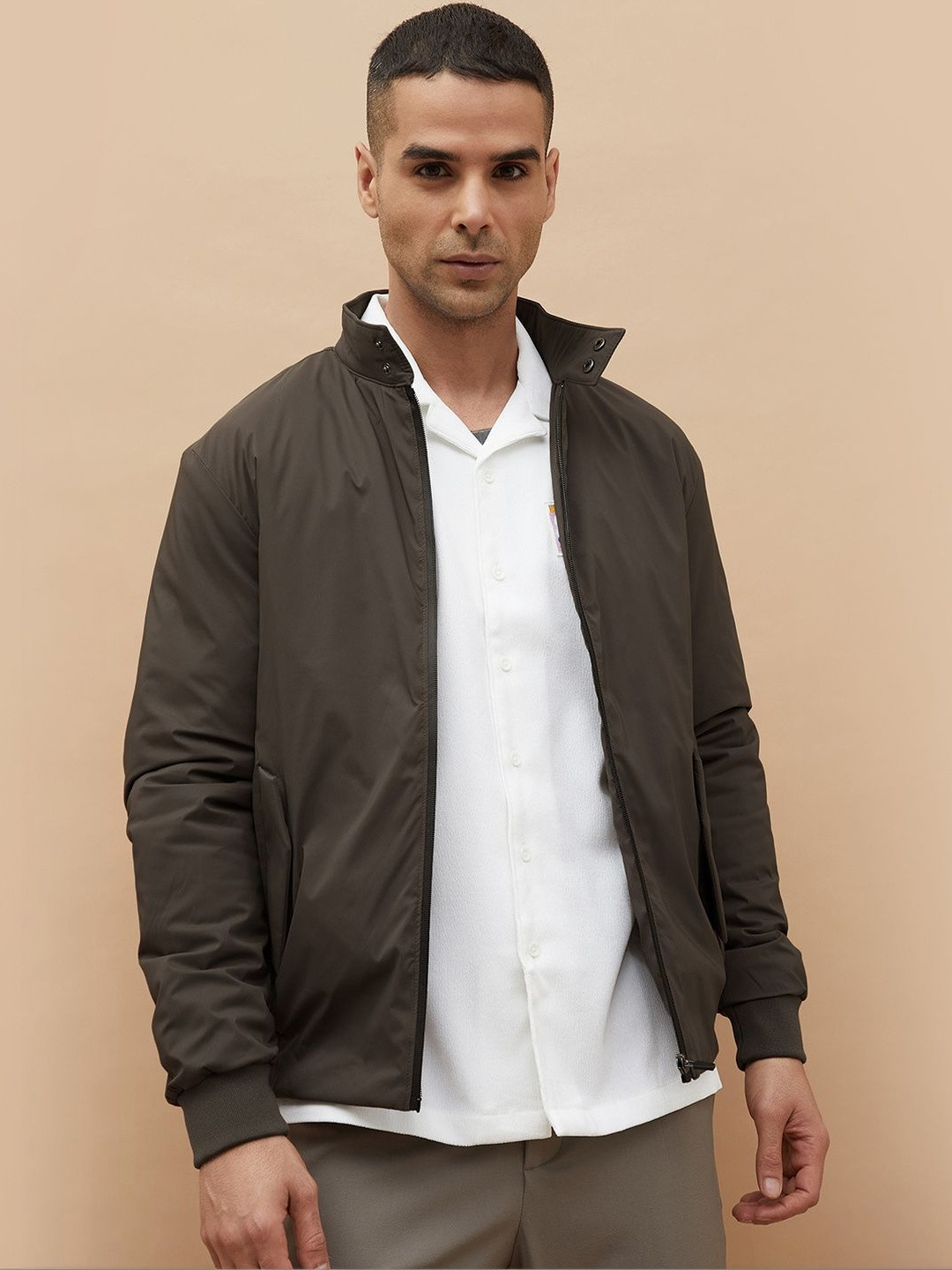 CODE by Lifestyle Men Lightweight Bomber Jacket