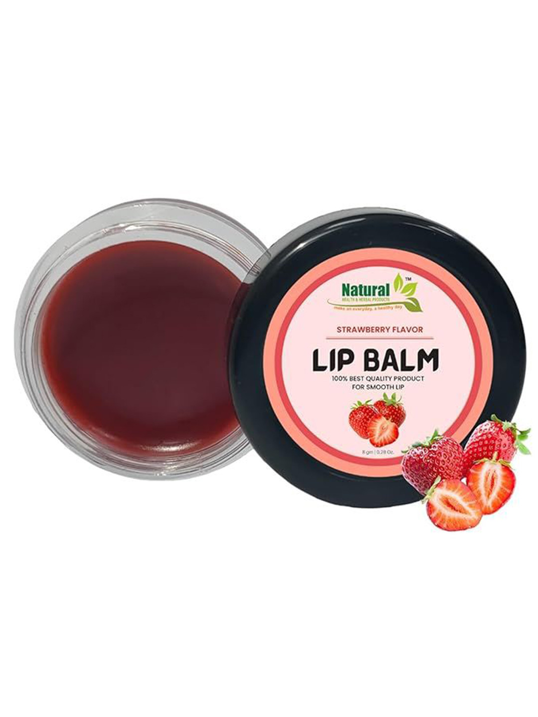 NATURAL HEALTH & HERBAL PRODUCTS Lip Balm- 8 g- Strawberry
