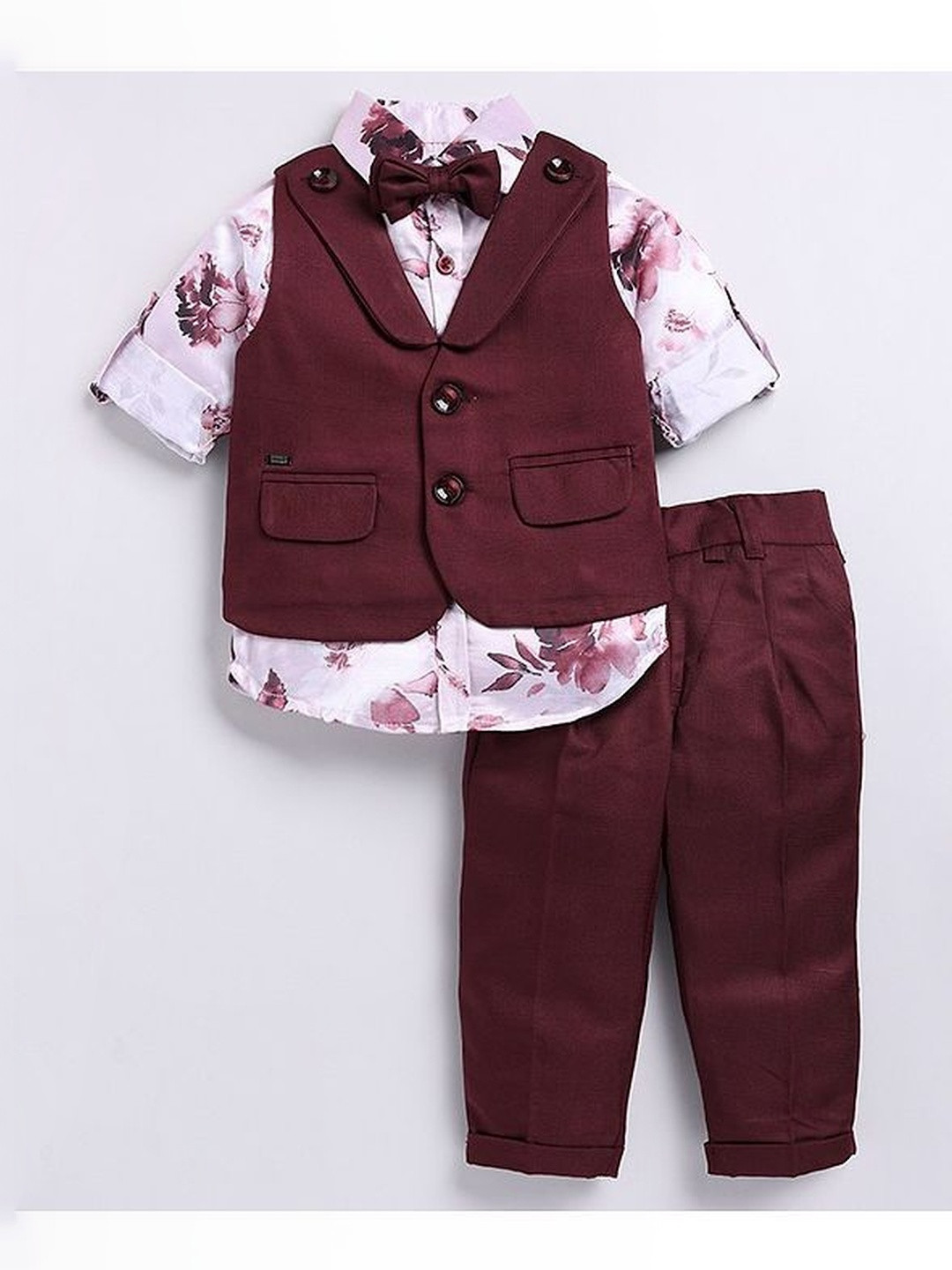 Dhyana Boys Printed Shirt with Trousers