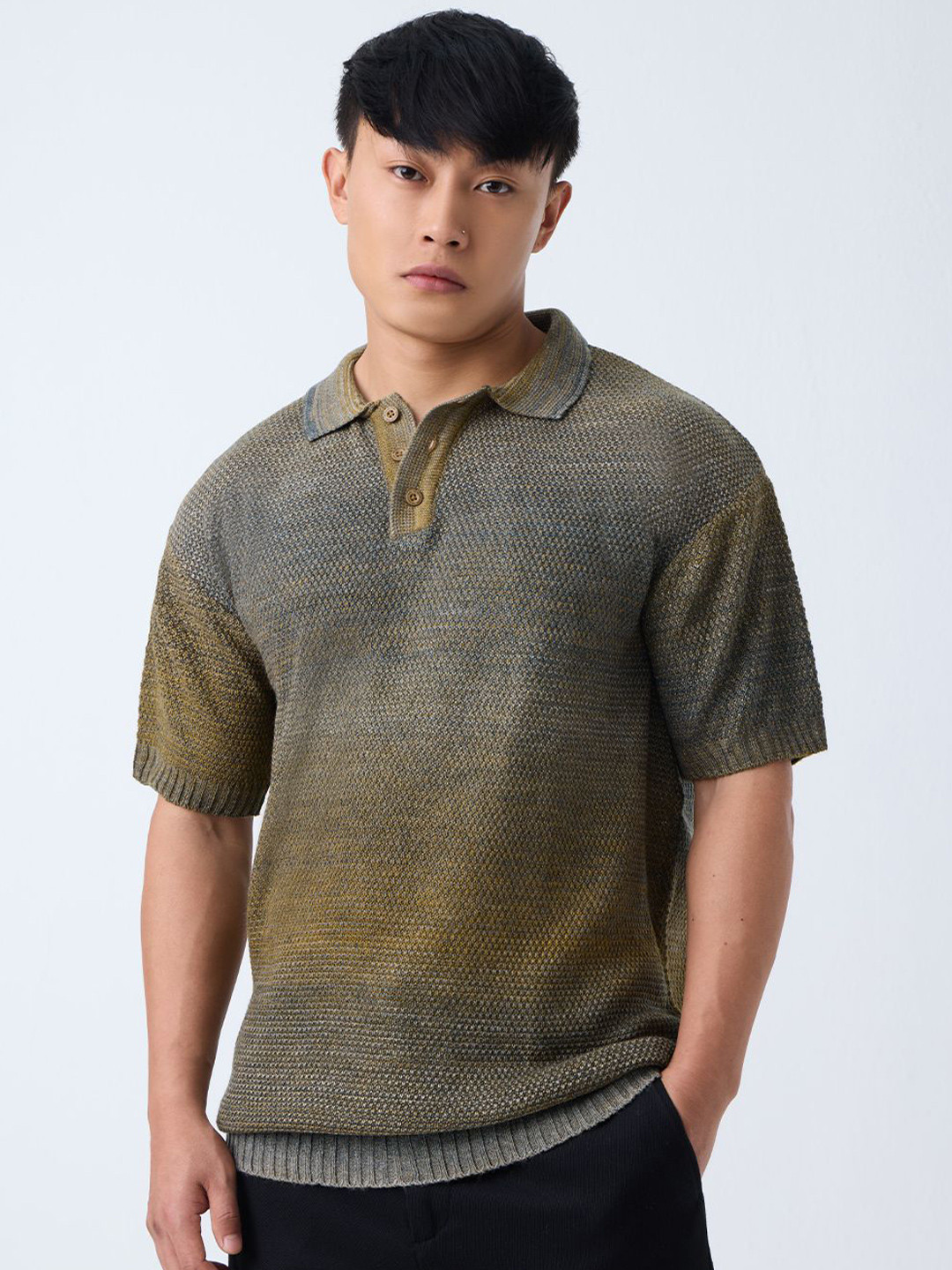 The Souled Store Men Regular Fit Printed Multi Polos