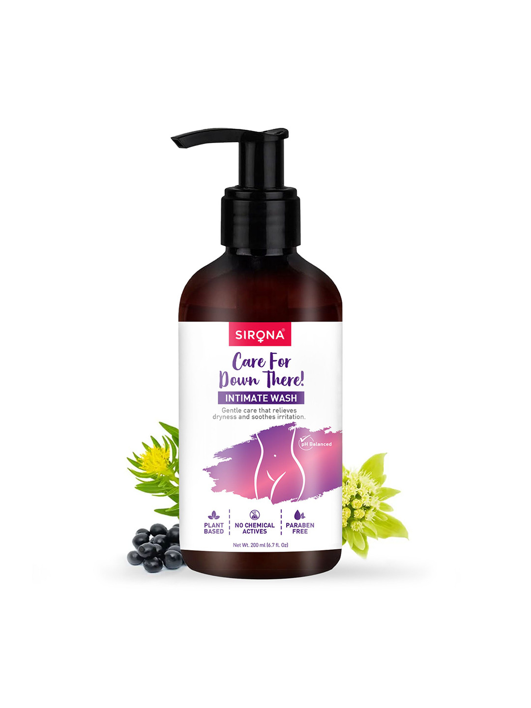 Sirona Women Natural pH Refreshing Intimate Wash 200ml