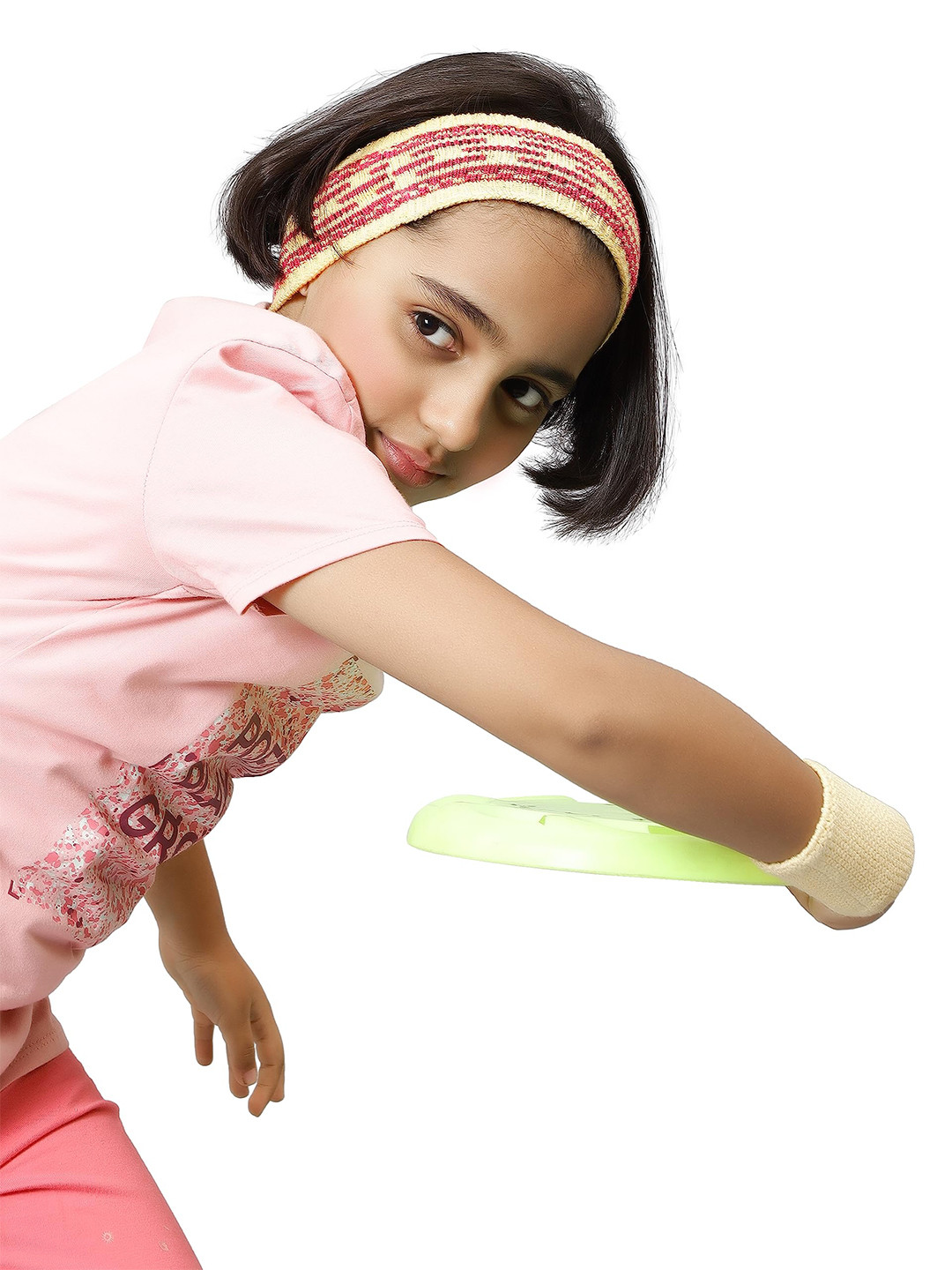 Bharatasya Kids Knitted Sweatband & Wristband