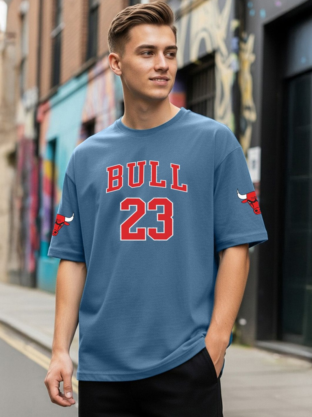 BENNY BROOKS Men Chicago Bulls Printed T-shirt
