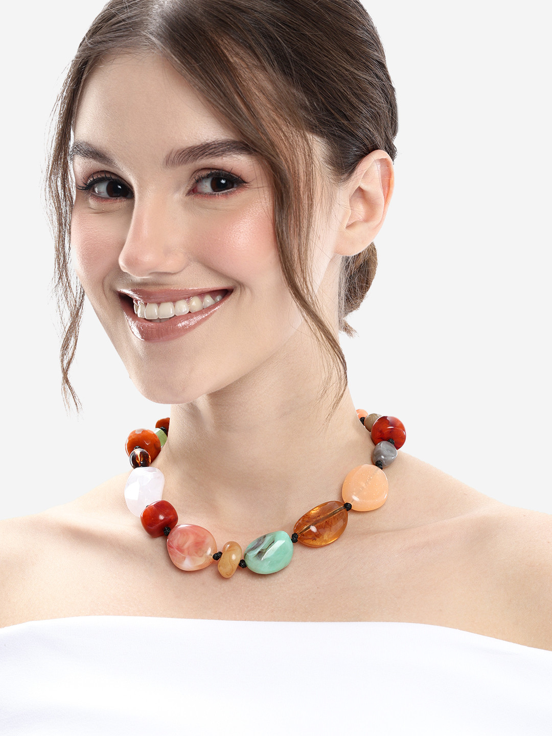 MANGO Artificial Stones Necklace