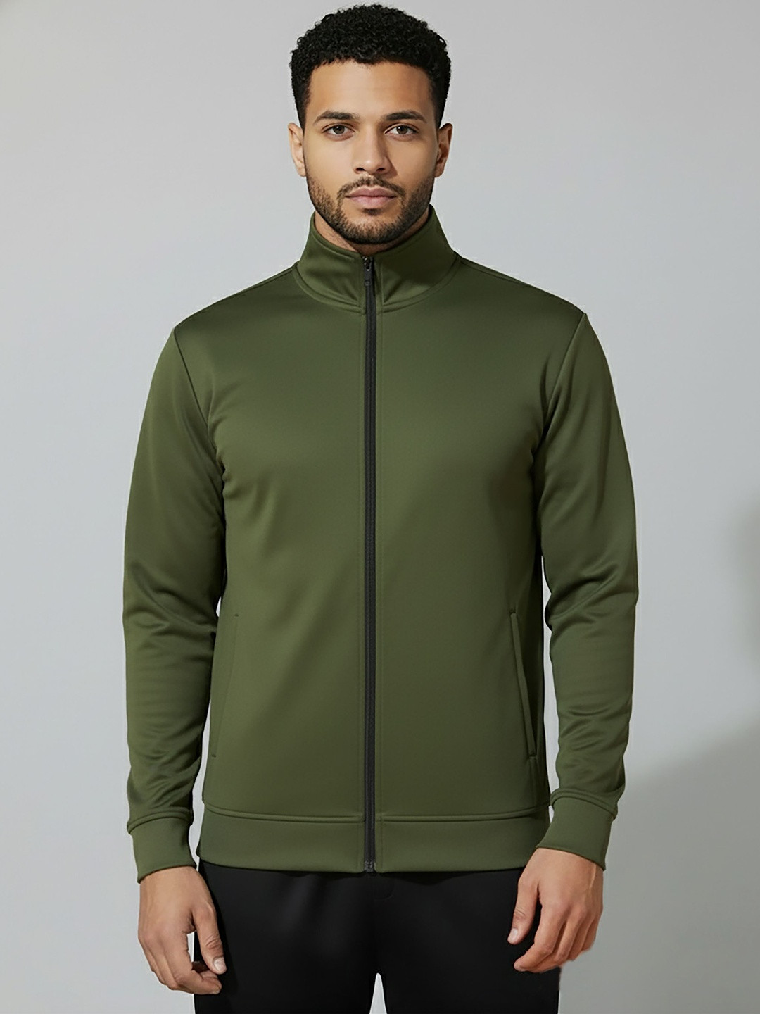 Mast & Harbour Men Lightweight Training or Gym Sporty Jacket