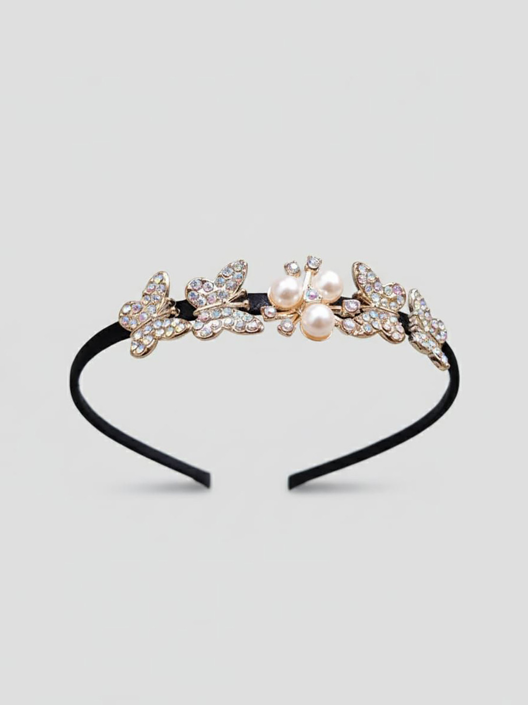 RAINMEBOWS Girls Butterfly Studded Hairband