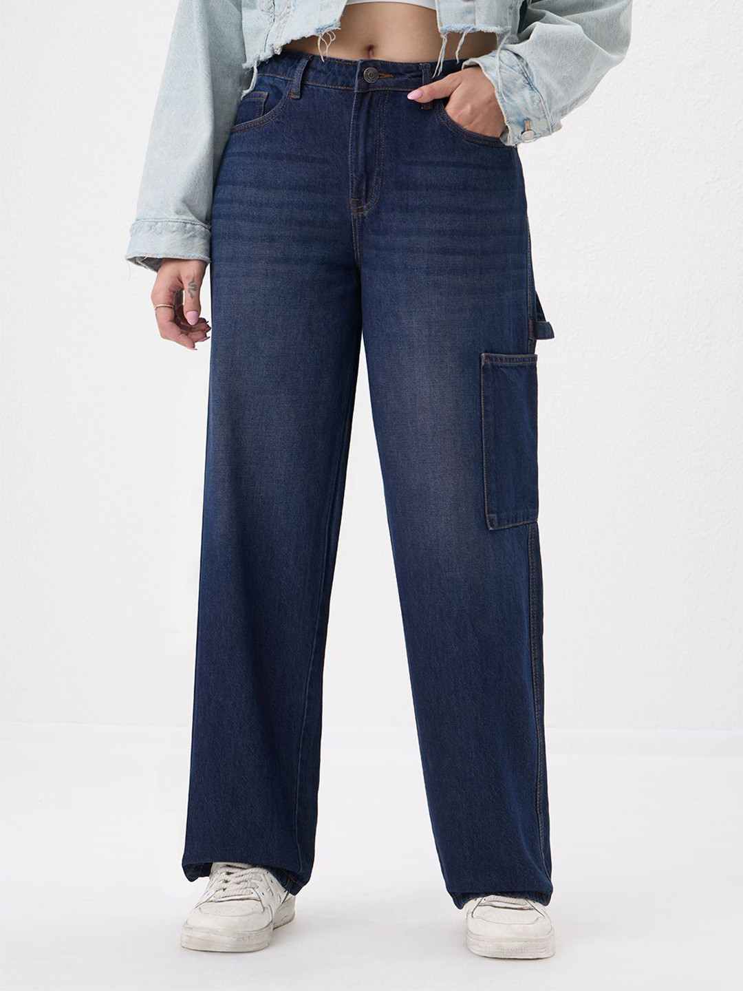 The Souled Store Women High-Rise Light Fade Jeans