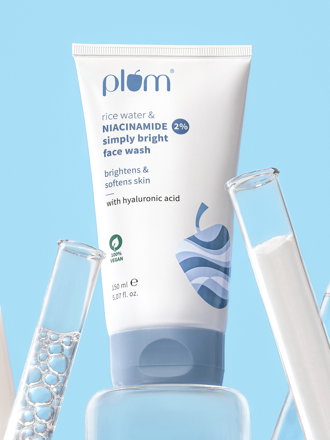 Plum 2% Niacinamide With Rice Water Simply Bright Face Wash - 150 ml