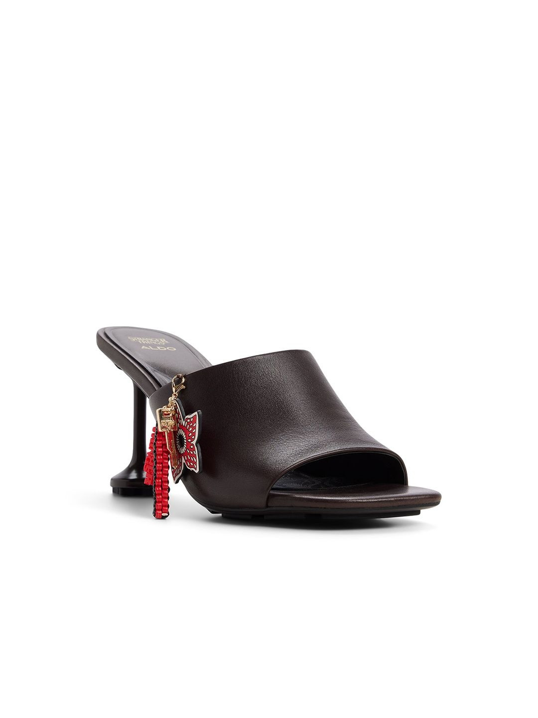 ALDO Leather Slim Heeled Mules
