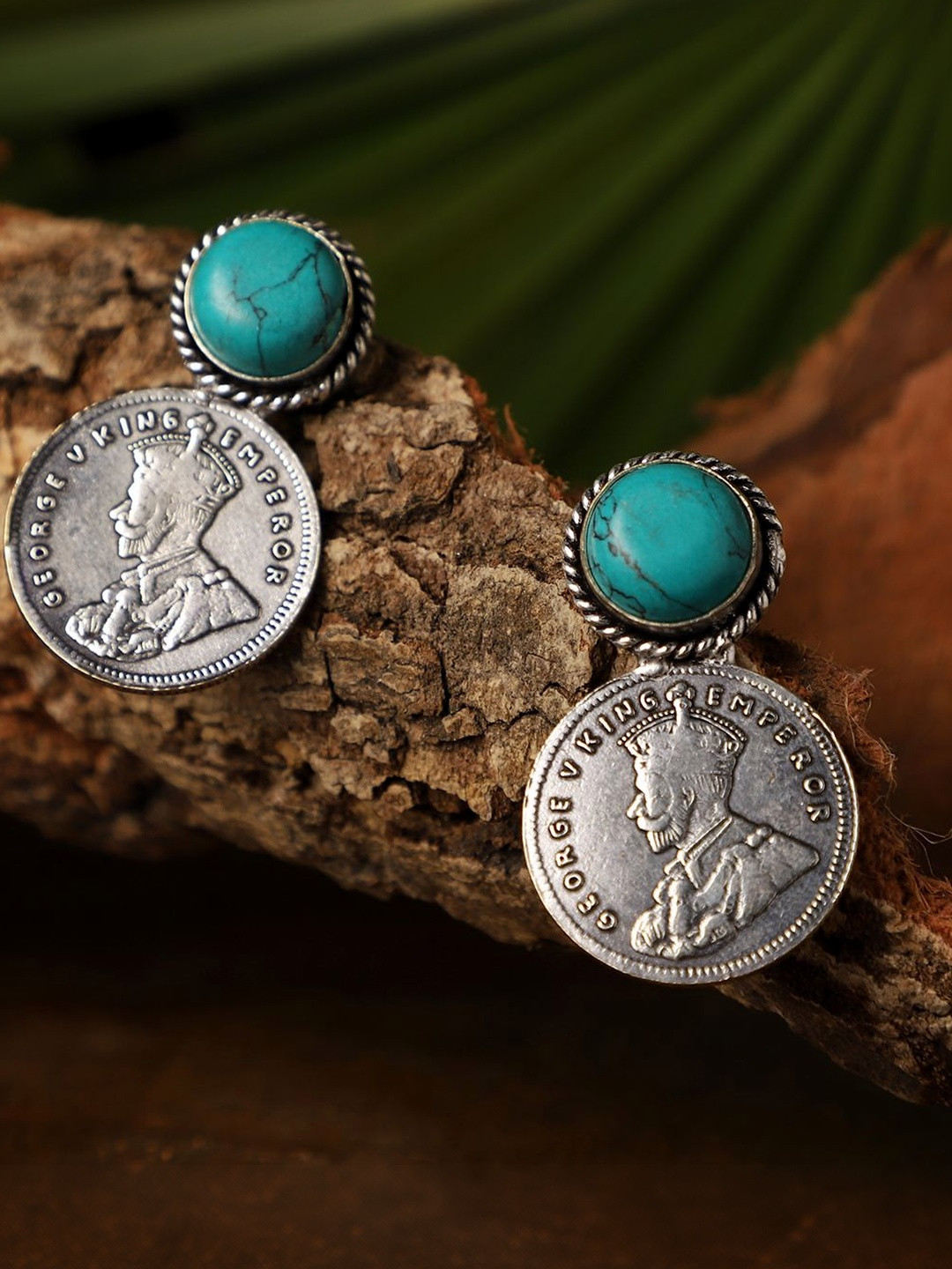 PATOLA BY VJ Circular Drop Earrings