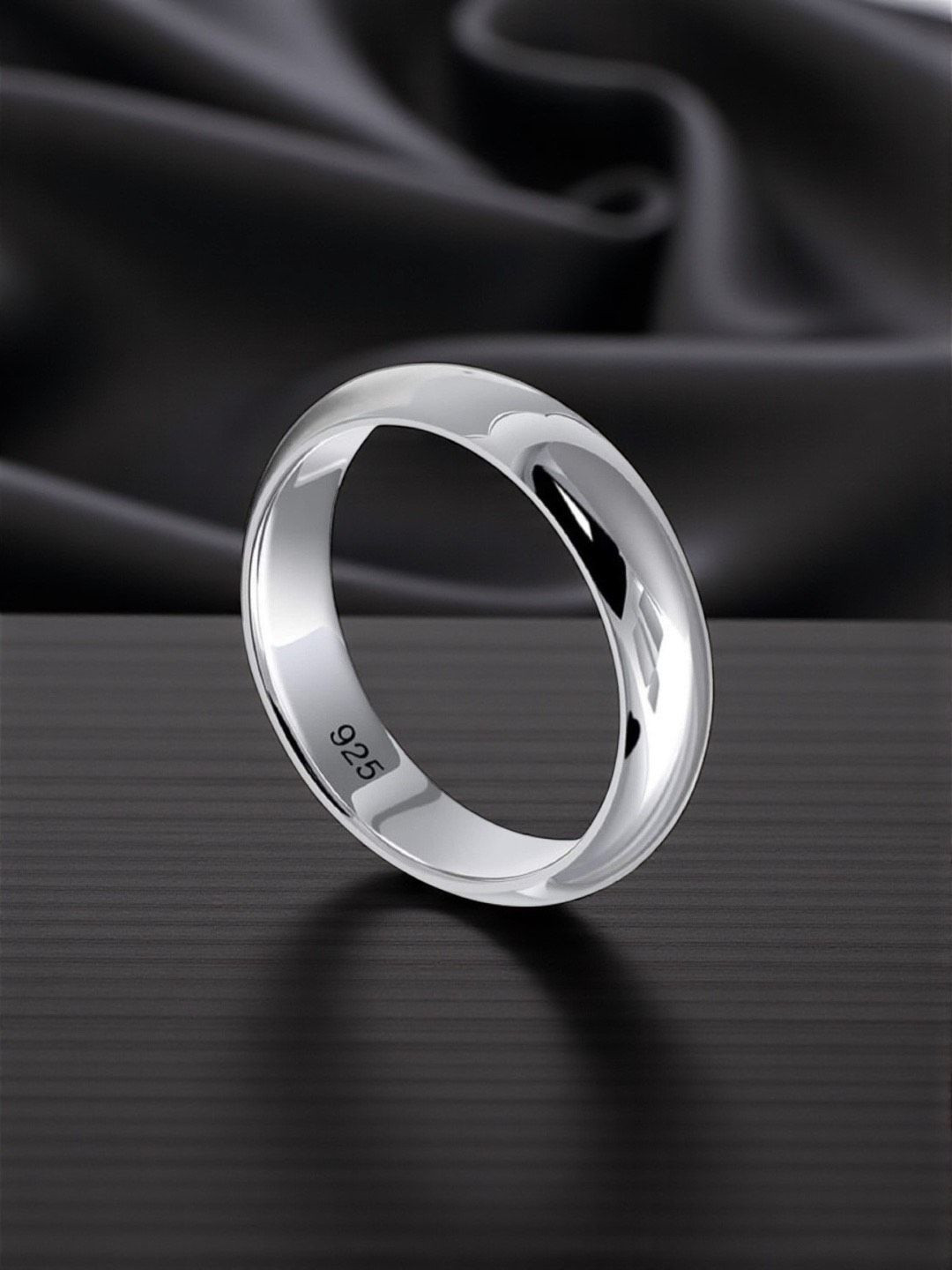Azita Men Plain Band Finger Ring