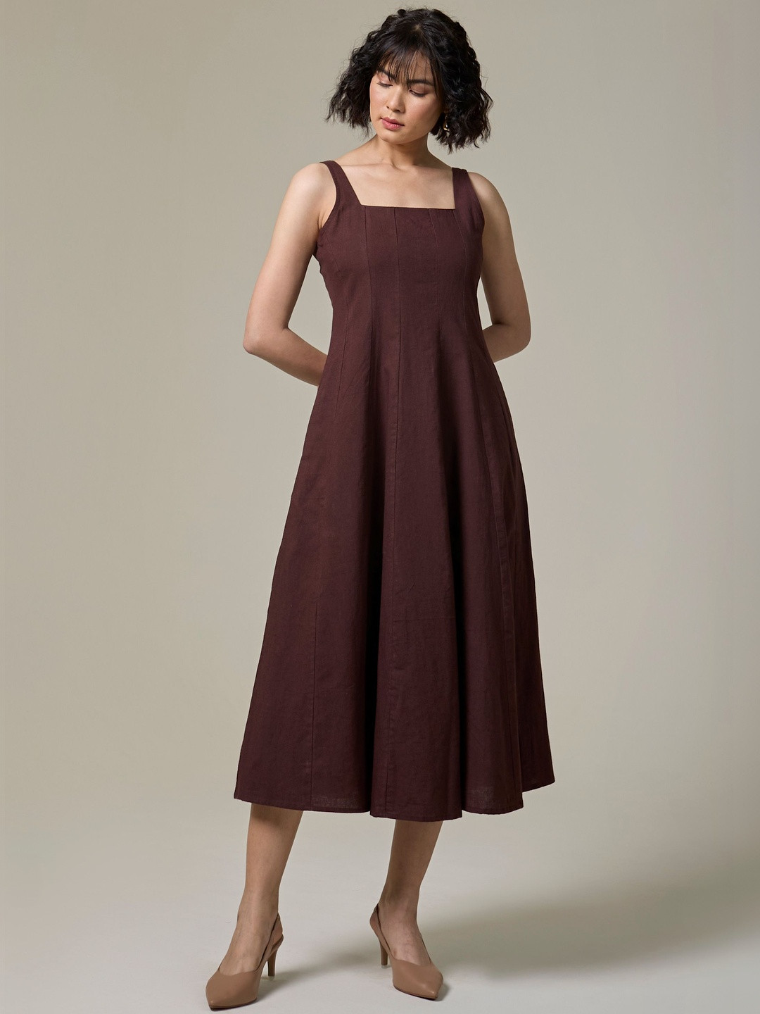 Studio Rabha A-Line Midi Dress