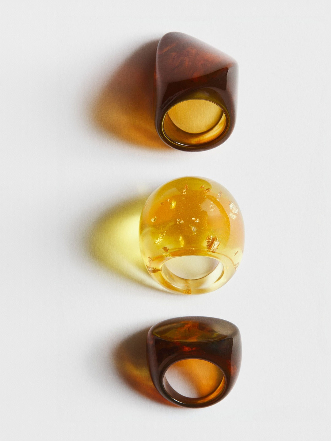 H&M 3-Pack Chunky Rings