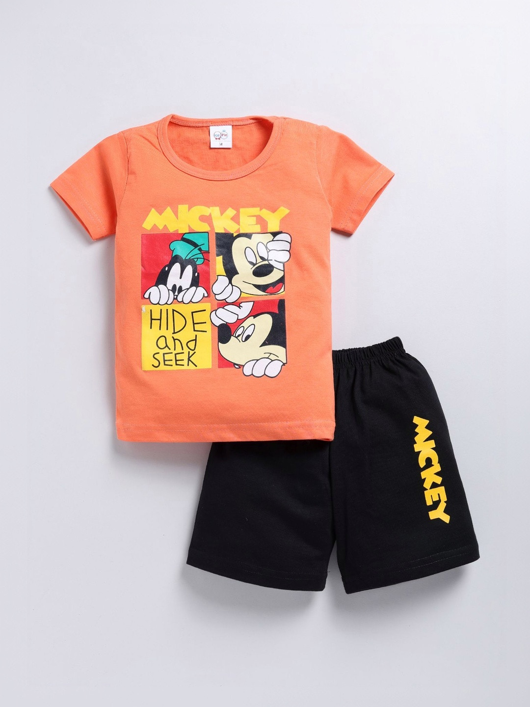 IcePie Boys Printed T-shirt with Shorts