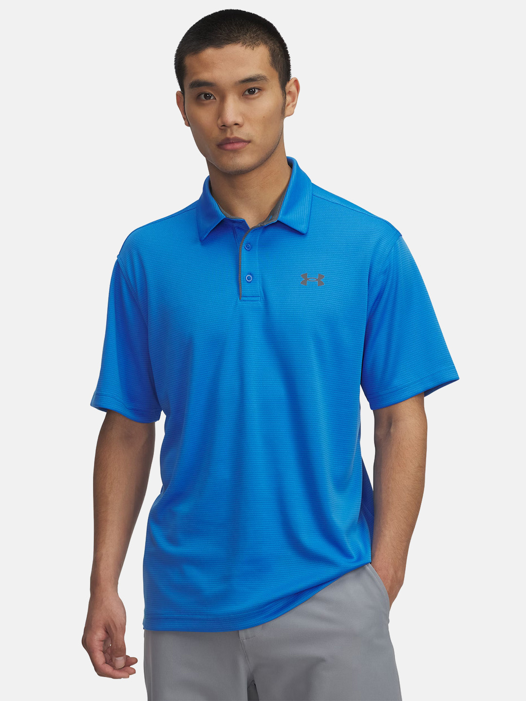 UNDER ARMOUR Men Tech Golf Polo Collar T-shirt