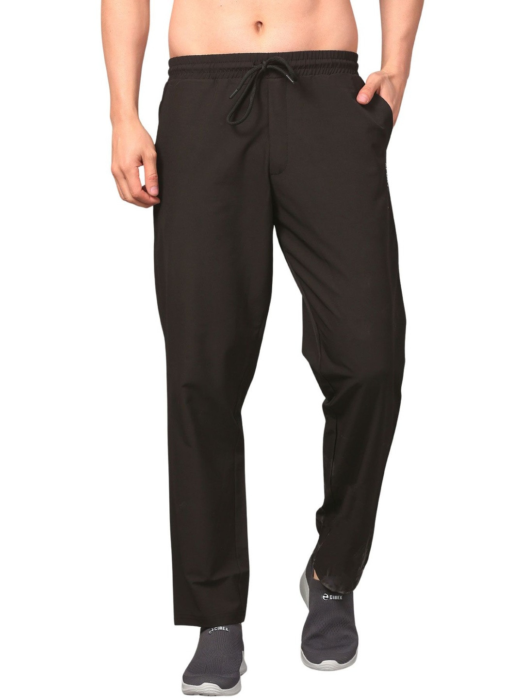 NEXGEN CLUB Men Slim-Fit Mid-Rise Track Pants