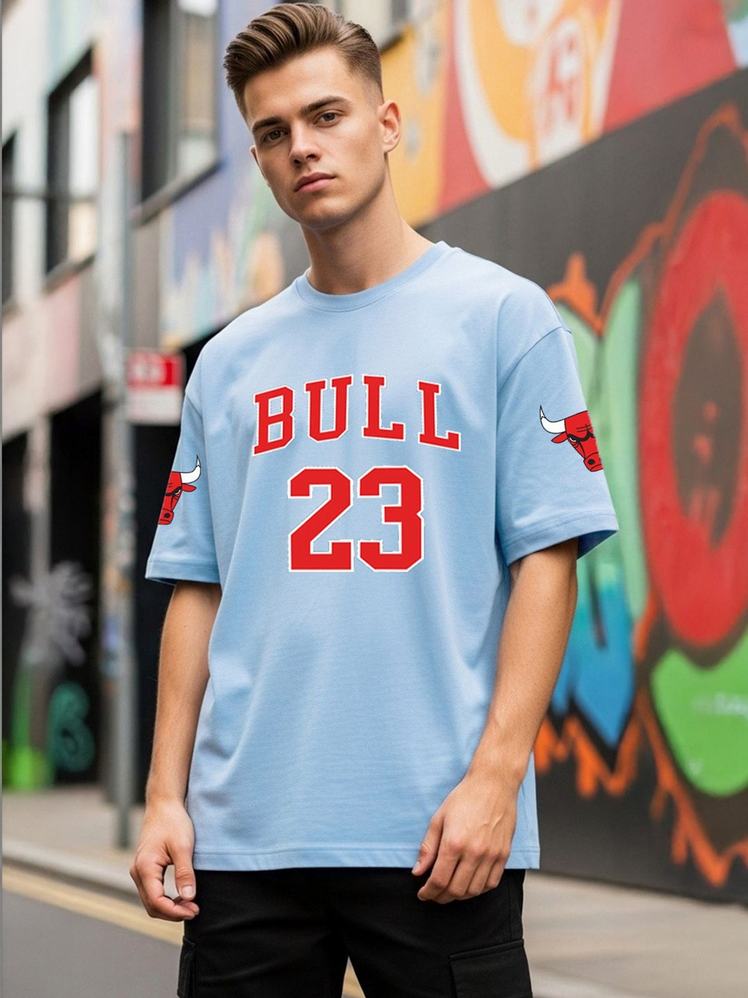 BENNY BROOKS Men Chicago Bulls Michael Jordan Printed T-shirt