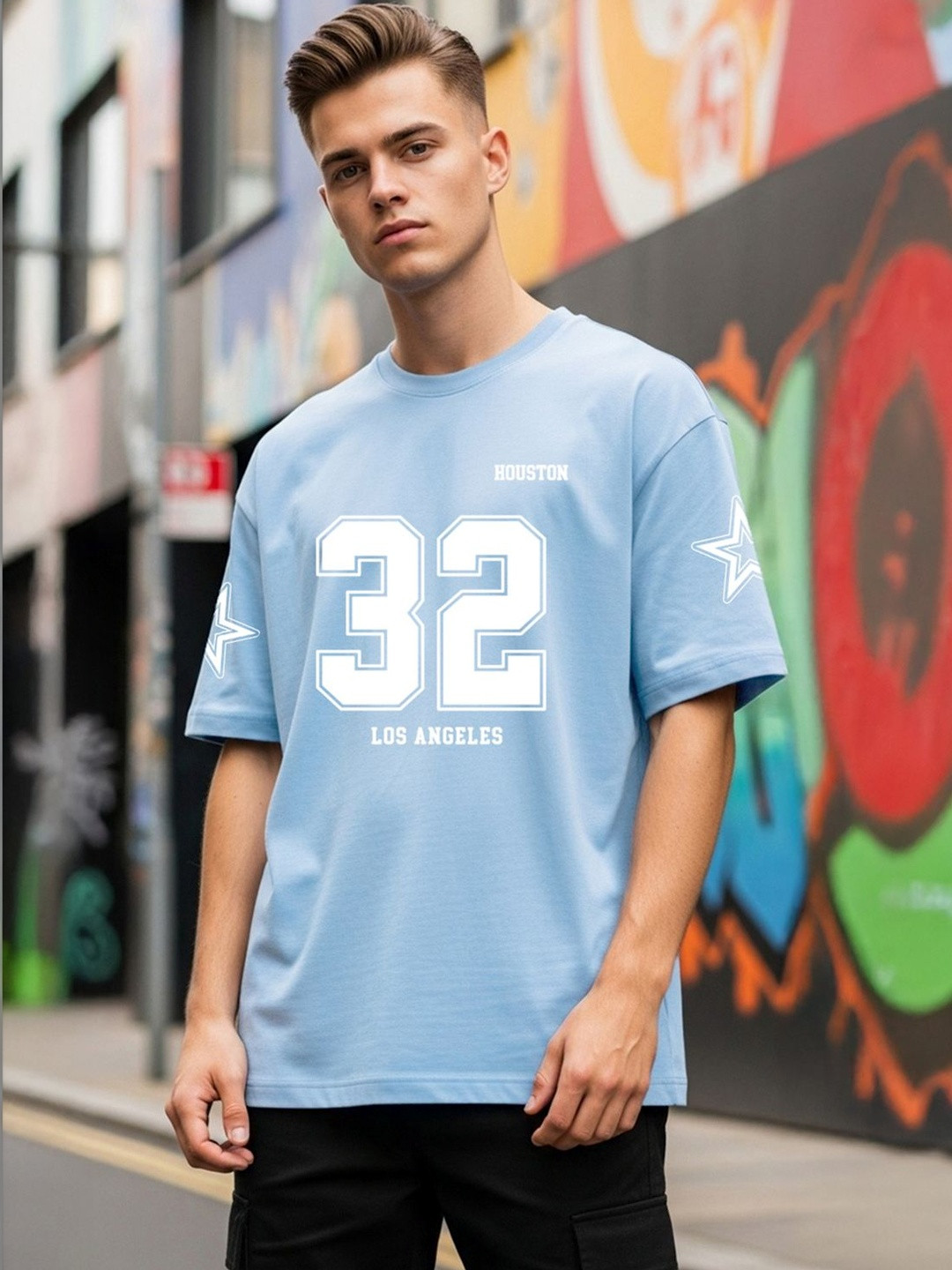 BENNY BROOKS Men Houston Rockets Printed T-shirt