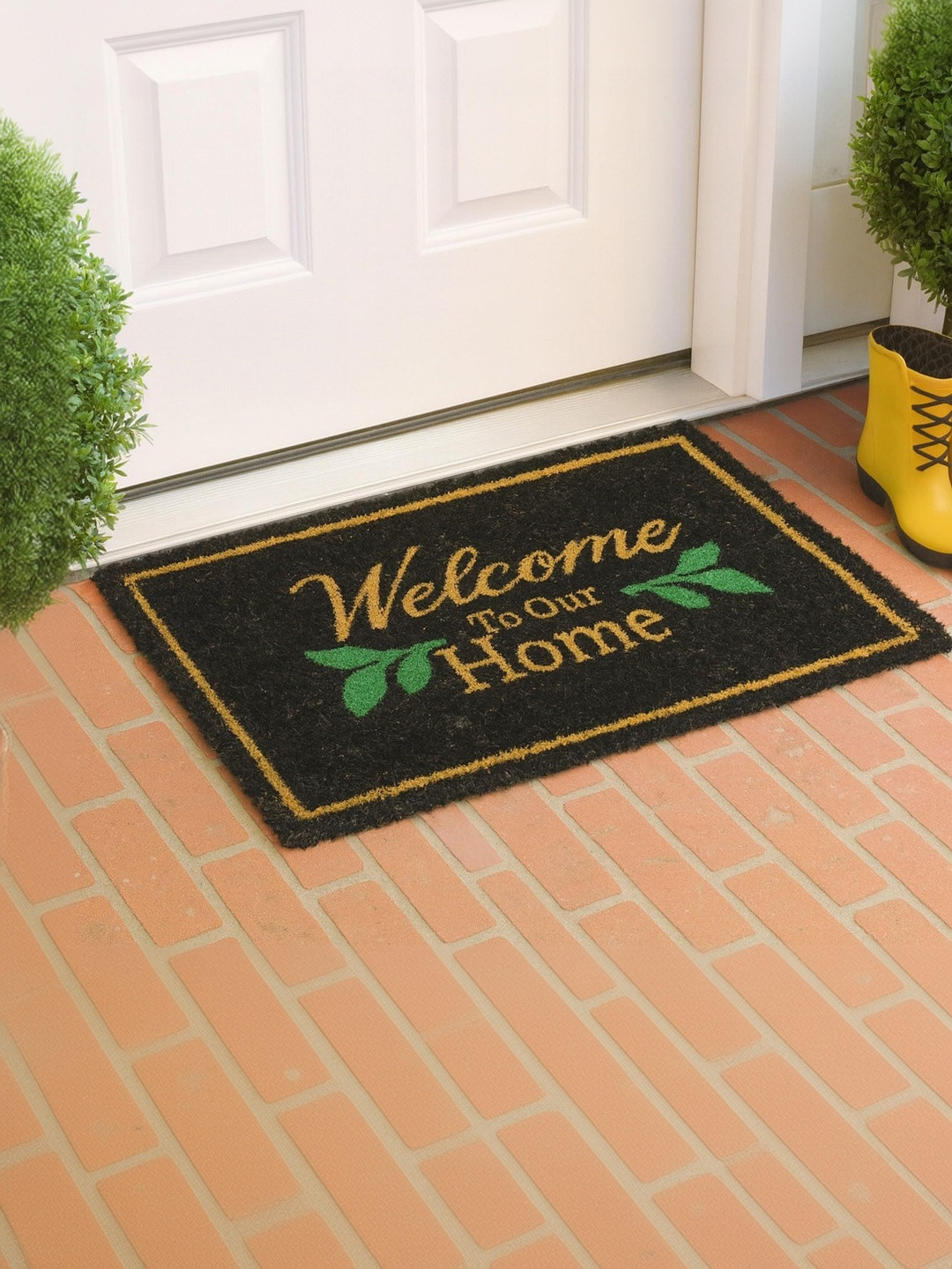 LUXEHOME INTERNATIONALPrinted Coir Anti-Skid Doormat