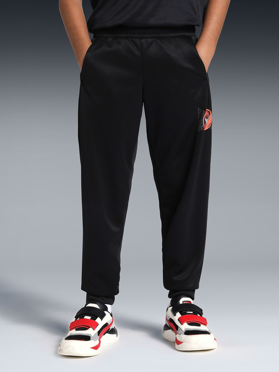 Puma Active Sports Boys Moisture-Wicking Knit Joggers