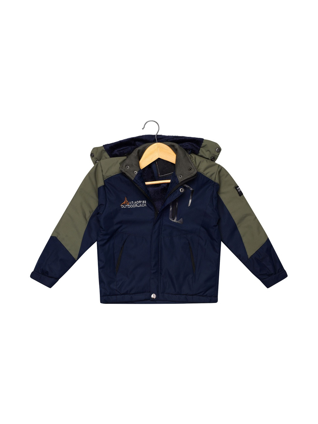 Killer Boys Typography Colourblocked Lightweight Outdoor Puffer Jacket