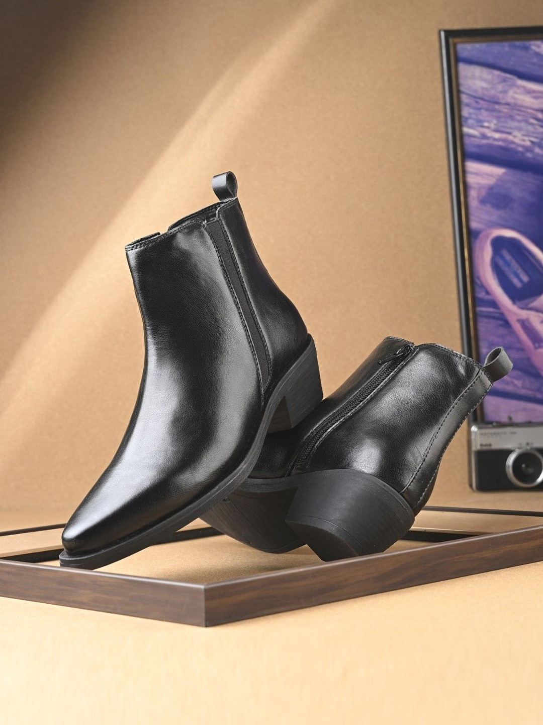 Killer Women Pointed Toe Slip-On Regular Boots