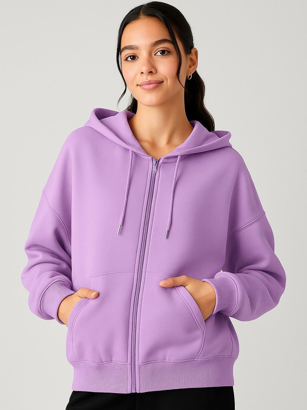 ADBUCKS Women Hooded Sweatshirt