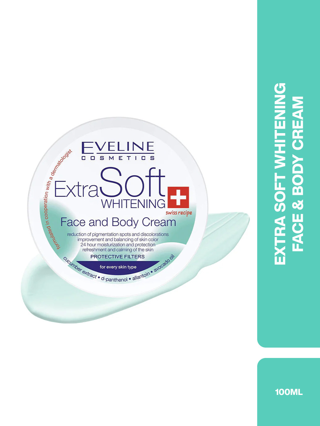 Eveline Cosmetics Extra Soft Whitening Face &  Body Cream-100ml
