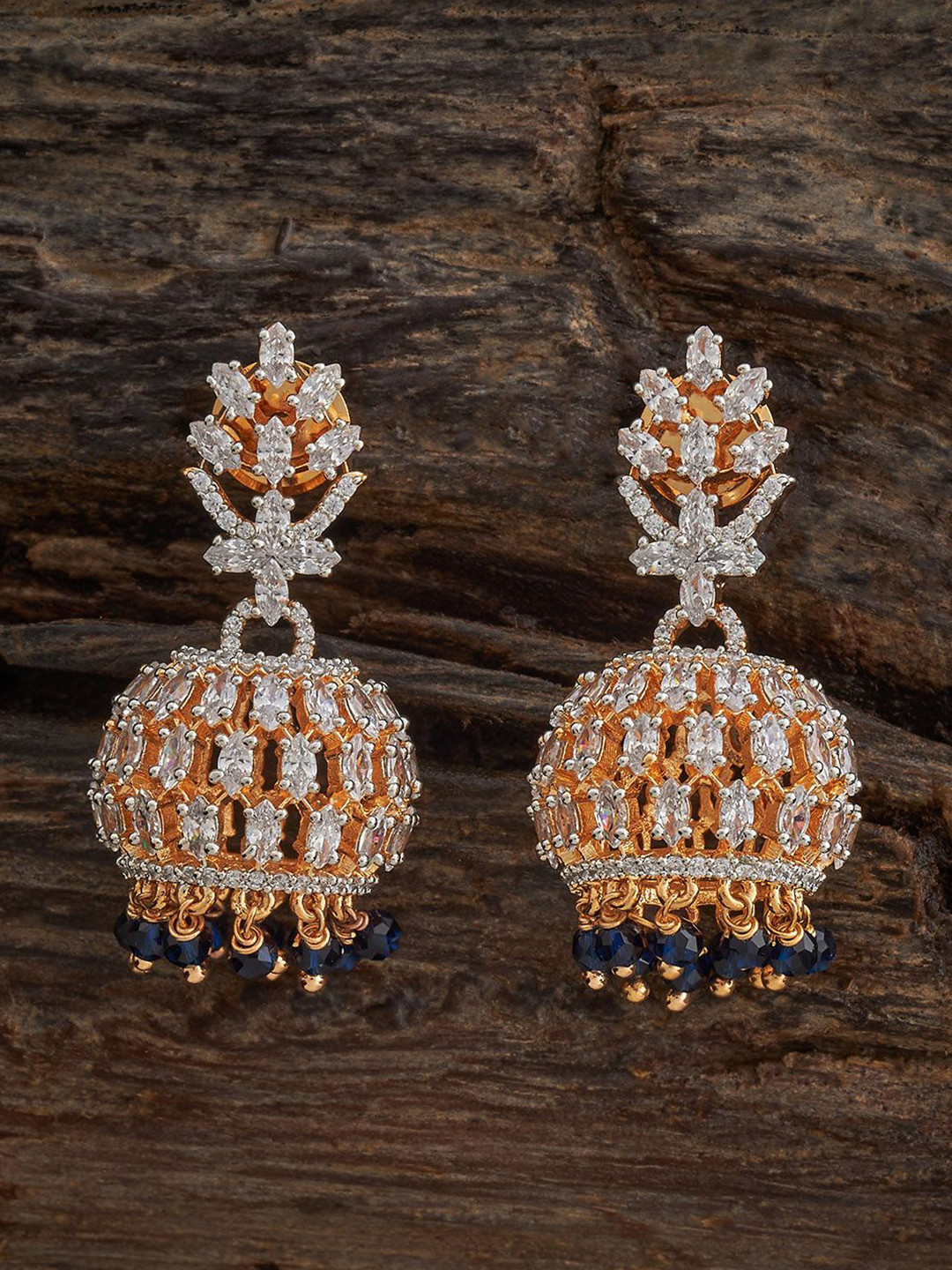 Kushal's Fashion Jewellery Embellished Bridal Rose Gold-Plated CZ-Studded Necklace