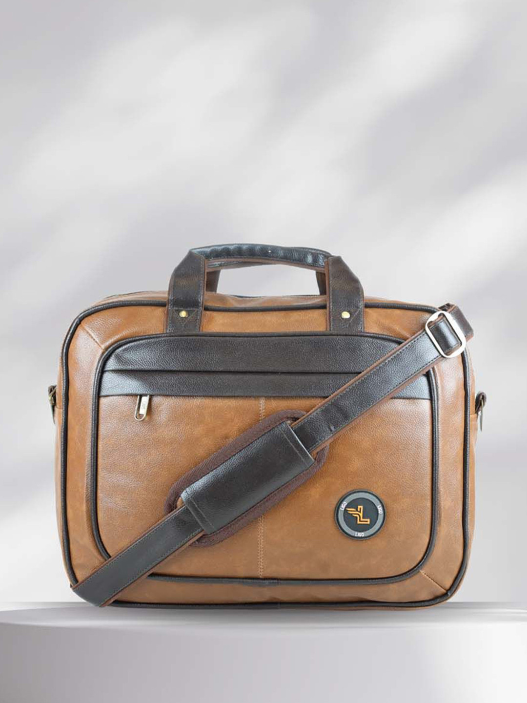 Ligo Bags Men Textured Office Laptop Bag