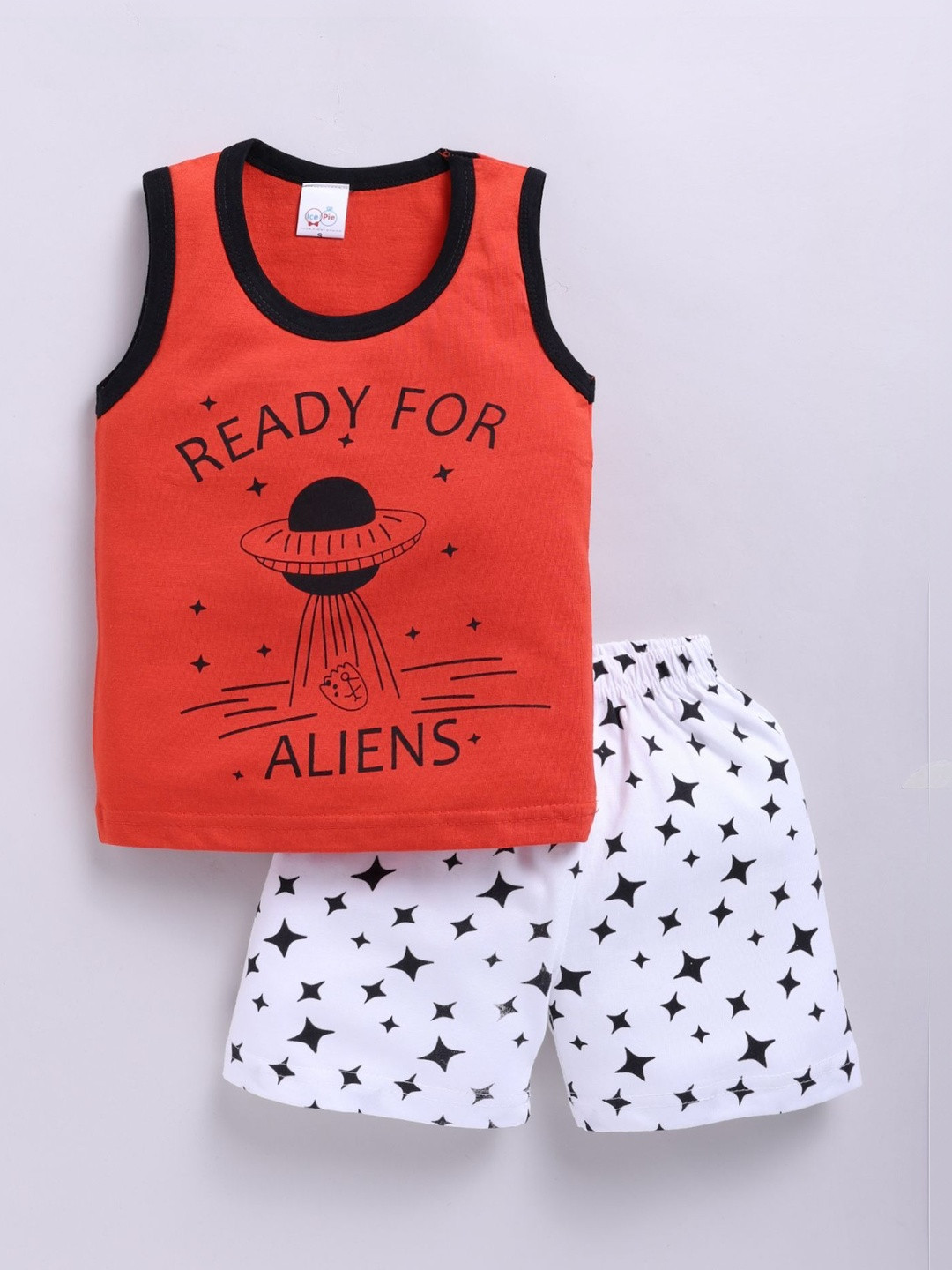 IcePie Boys Printed T-shirt with Shorts