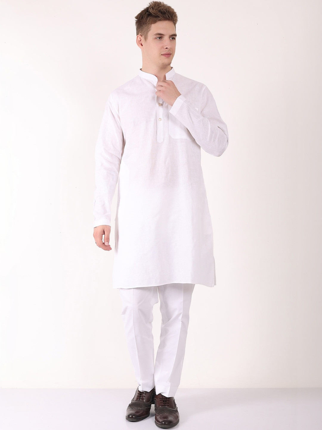 House Of Rama Men Thread Work Kurta