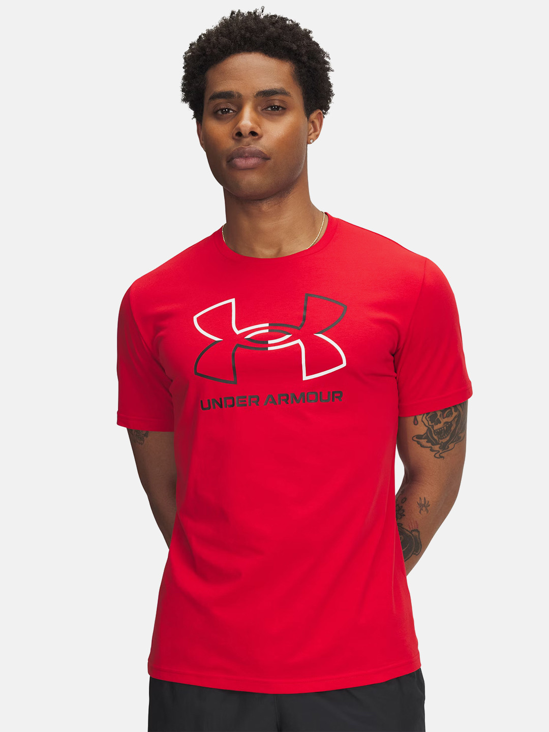 UNDER ARMOUR Men GL FOUNDATION Update Brand Logo Printed T-shirt