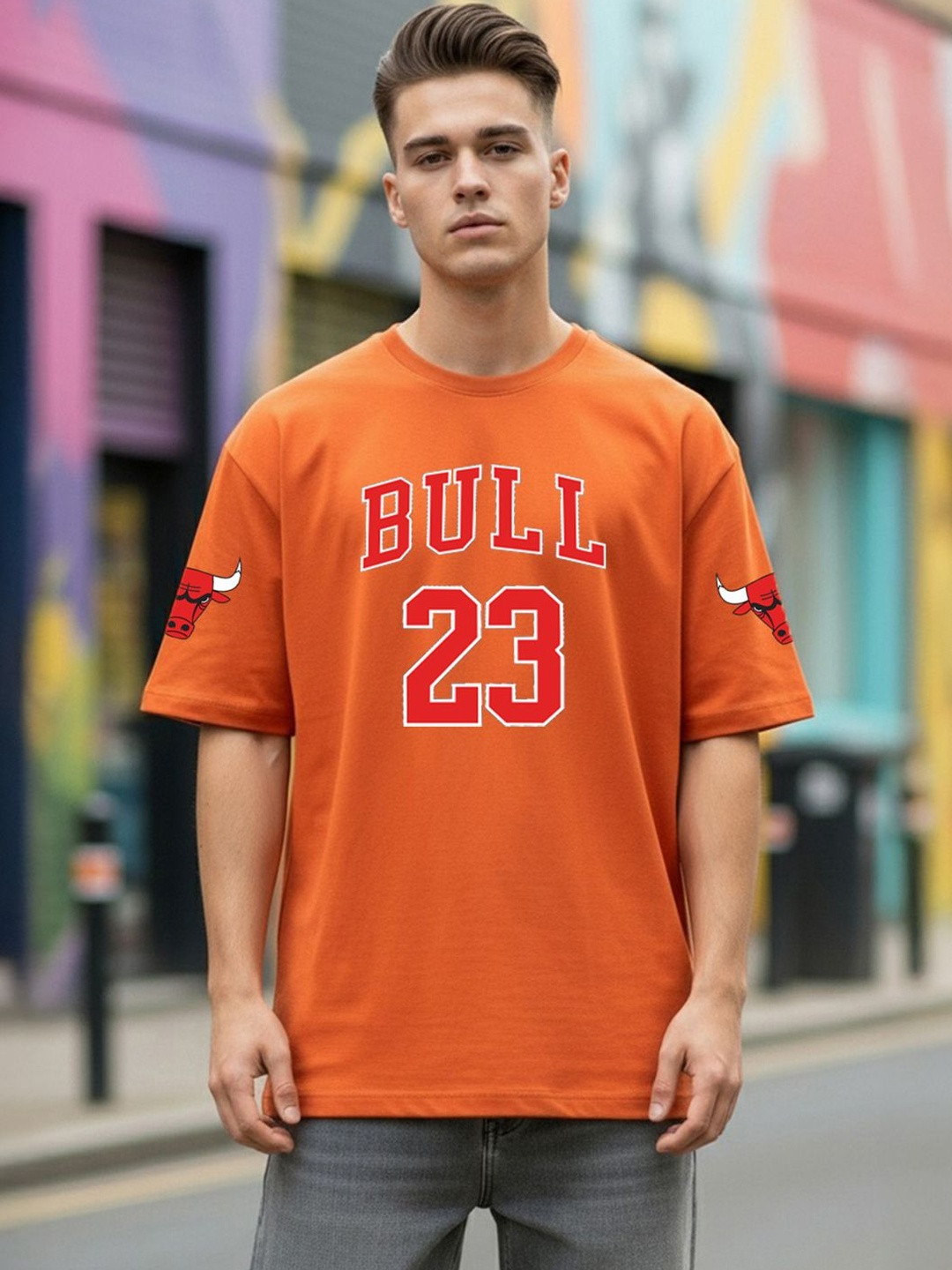 BENNY BROOKS Men Chicago Bulls Printed T-shirt