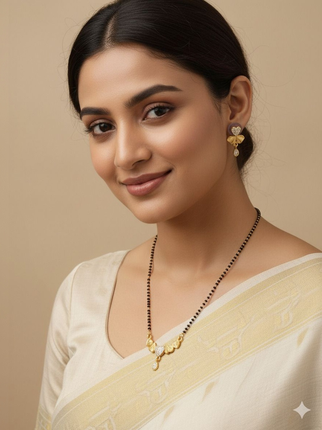 Shrinathji Imitation Gold-Plated Mangalsutra