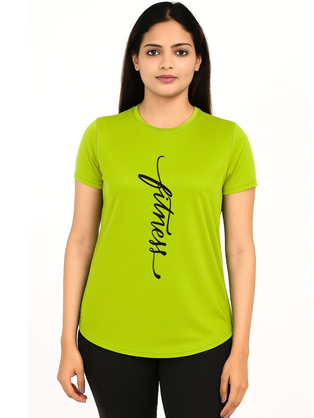 3Colors Women Typography Printed Dri-FIT T-shirt